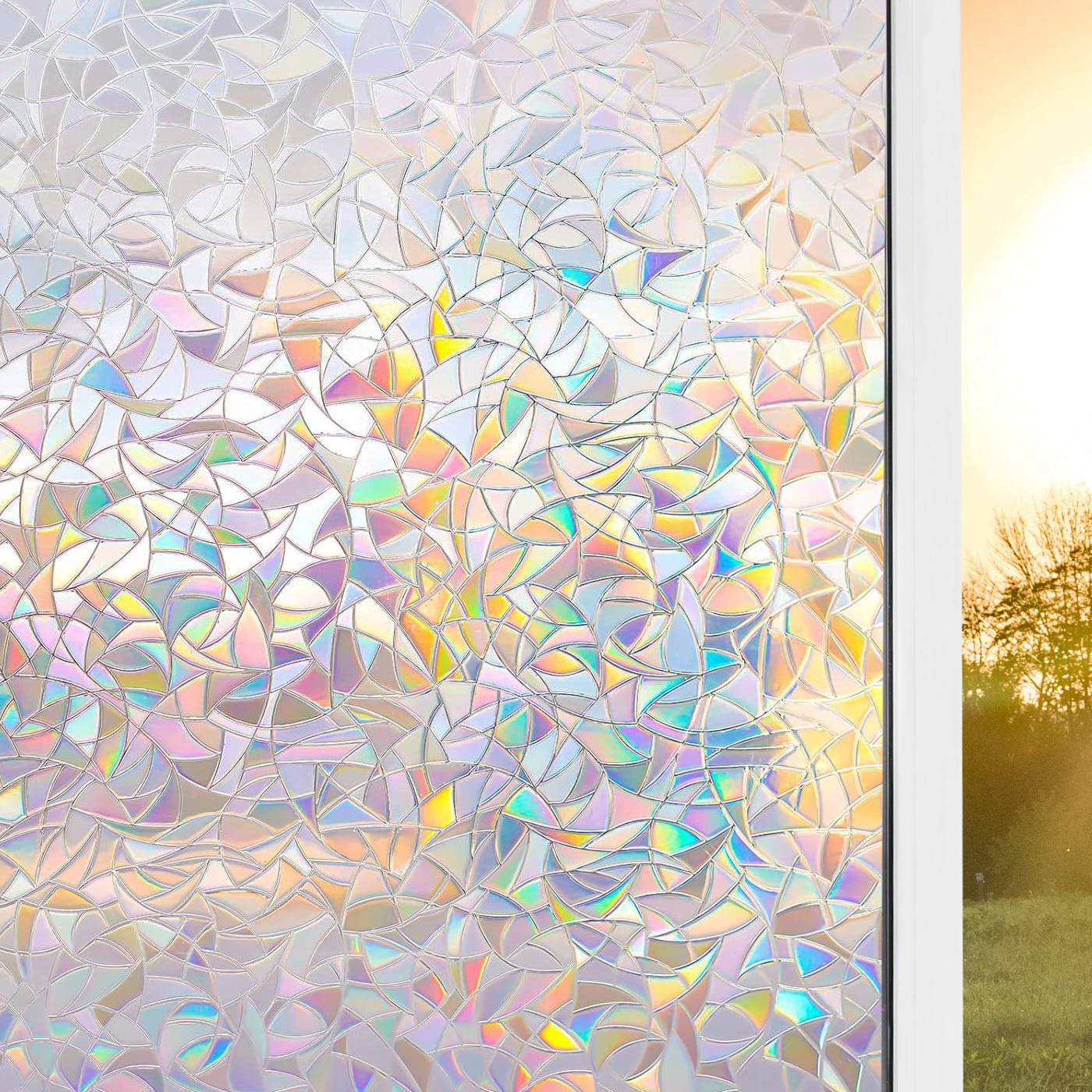 KTJ 窓用フィルム 窓ガラス目隠しフィルム  DIY インテリア ガラス飛散防止