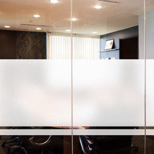 2D窓飾りフィルム 窓ガラス フィルム ガラス目隠しシート UVカット 飛散防止 すりガラス調 ホワイト - ONEKOTO