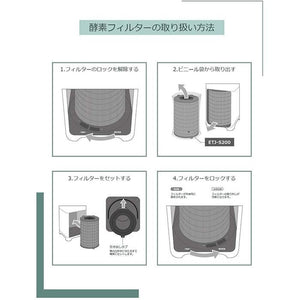空気清浄機 360°酵素フィルター 互換品 EJT-S200 - ONEKOTO
