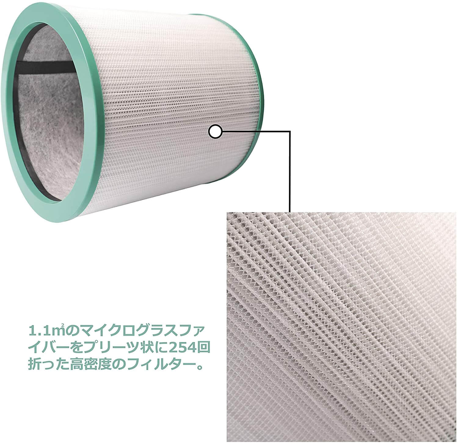 空気清浄機能付ファン交換用フィルター 空気清浄機能付ファン交換用フィルター（AM/TP用） 対応機種 ダイソン空気清浄機 TP03、TP02、TP00、AM11